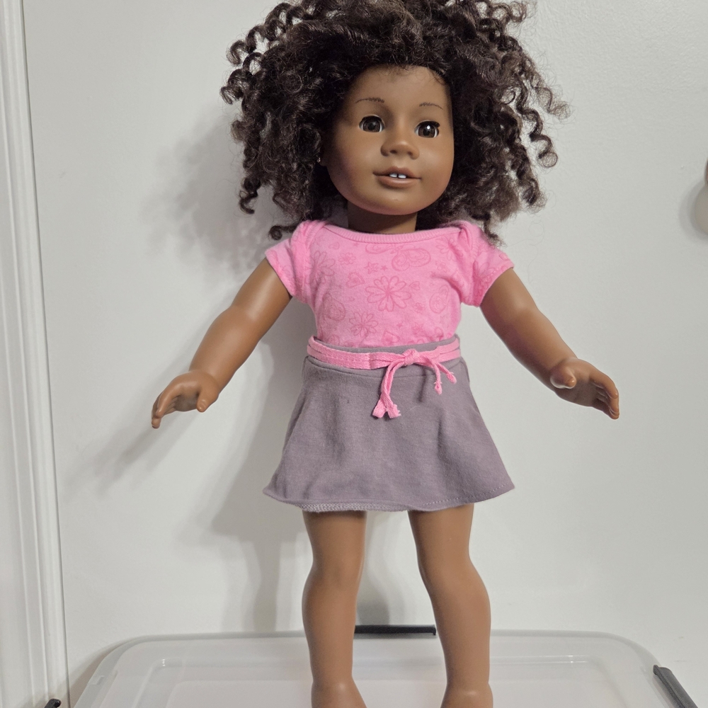 American Girl Doll with Curly Hair
